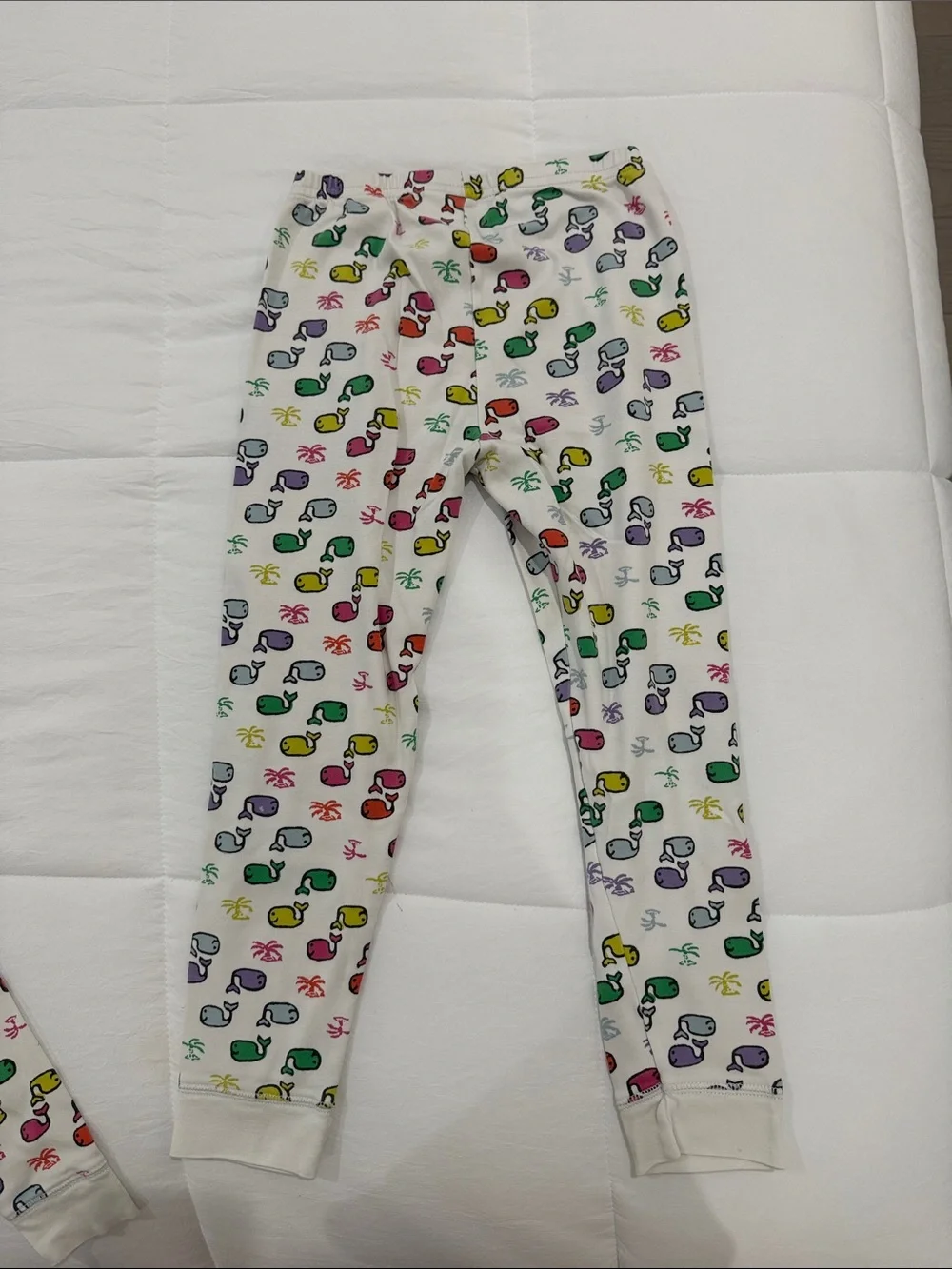 Kids Rainbow Whale Roller Rabbit Pajama Set size 10